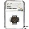 1857 1/2C NGC XF45 BN