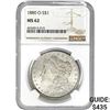 Image 1 : 1880-O Morgan Silver Dollar NGC MS62