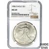 Image 1 : 1986 American Silver Eagle NGC MS69