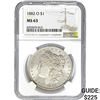 Image 1 : 1882-O Morgan Silver Dollar NGC MS63
