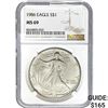 Image 1 : 1986 American Silver Eagle NGC MS69