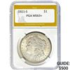 Image 1 : 1921-S Morgan Dollar PGA MS63+