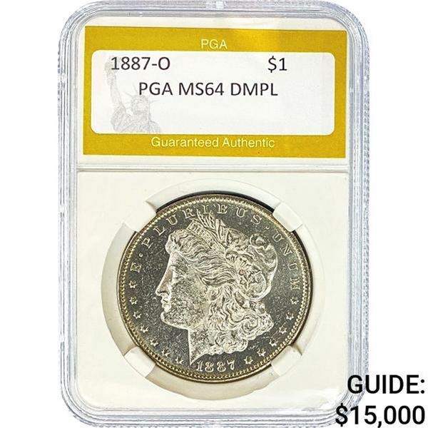 1887-O Morgan Dollar PGA MS64 DMPL