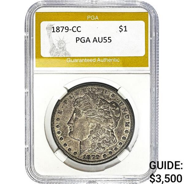 1879-CC Morgan Dollar PGA AU55