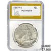 Image 1 : 1877-S Trade Dollar PGA MS64
