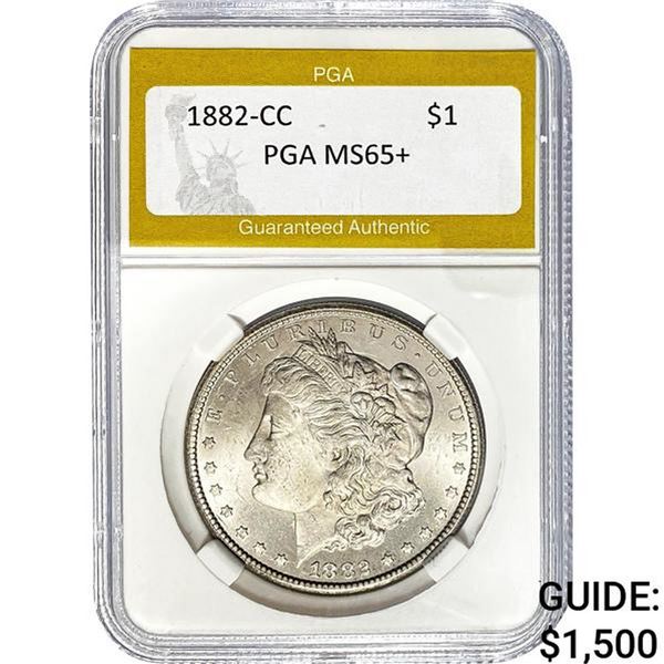 1882-CC Morgan Dollar PGA MS65+