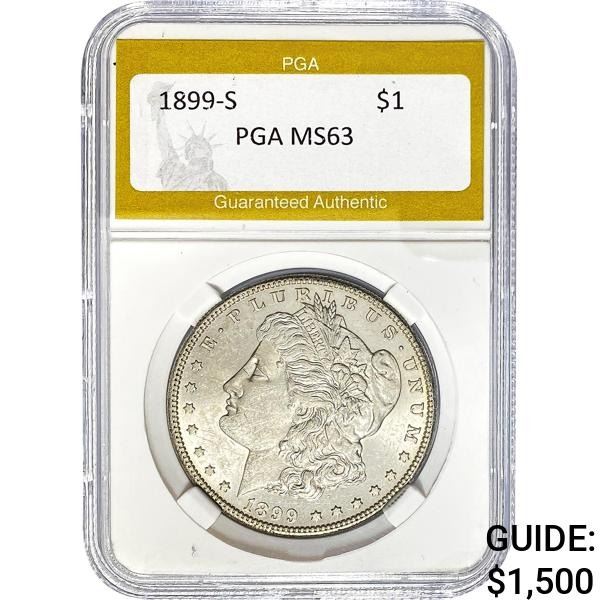 1899-S Morgan Dollar PGA MS63
