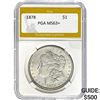 Image 1 : 1878 Morgan Dollar PGA MS63+
