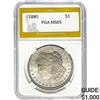 1880 Morgan Silver Dollar PGA MS65