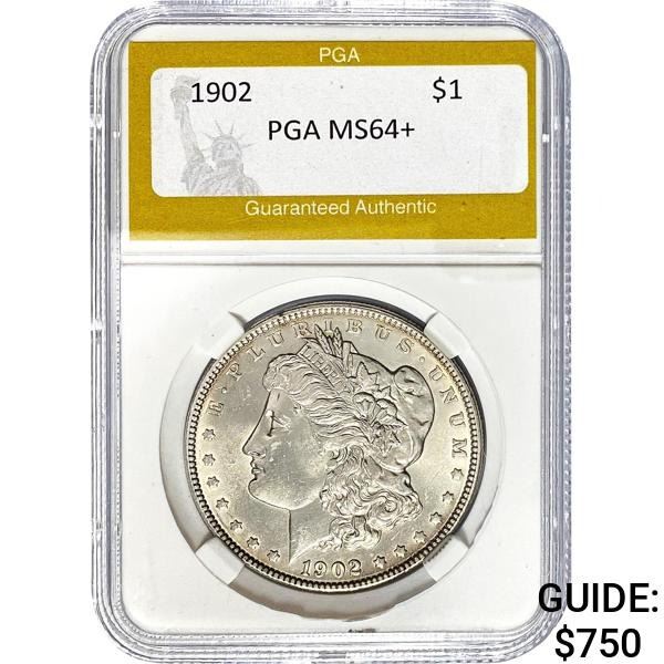 1902 Morgan Silver Dollar PGA MS64+