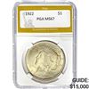 1922 Peace Dollar PGA MS67