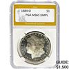 1884-O Morgan Dollar PGA MS65 DMPL