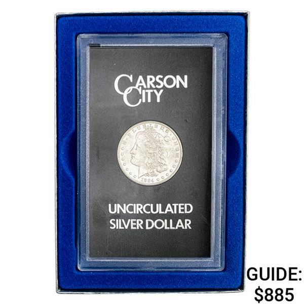 1884-CC Morgan Silver Dollar GSA Box UNCIRCULATED