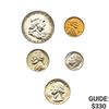 Image 1 : 1954 Box Pack US Proof Set [5 Coins]