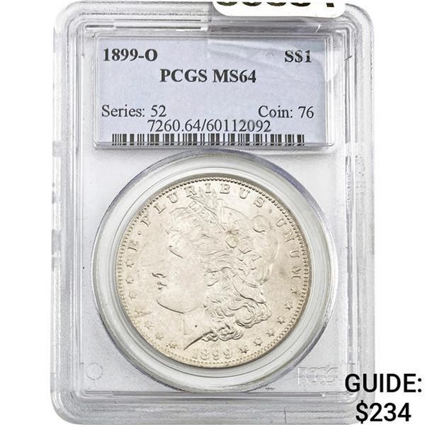1899-O Morgan Silver Dollar PCGS MS64