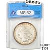 1896 Morgan Silver Dollar ANACS MS62