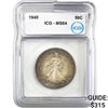 1940 50C Walking Liberty Half ICG MS64