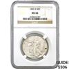 1945-D Walking Liberty Half Dollar NGC M