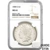 1880-S Morgan Silver Dollar NGC MS61
