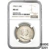 Image 1 : 1952-S Franklin Half Dollar NGC MS65
