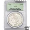 1880 Morgan Silver Dollar PCGS MS63