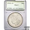 1902-O Morgan Silver Dollar GSA MS63