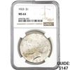 Image 1 : 1923 Peace Dollar NGC MS64