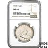Image 1 : 1949 Franklin Half Dollar NGC MS64