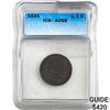 1834 Half Cent ICG AU55