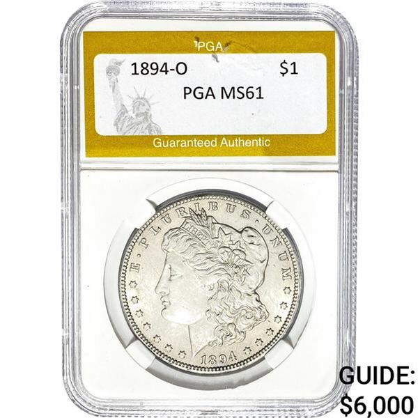1894-O Morgan Dollar PGA MS61