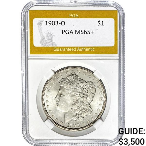 1903-O Morgan Silver Dollar PGA MS65+