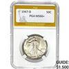 1947-D Walking Liberty Half Dollar PGA M