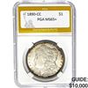1890-CC Morgan Dollar PGA MS65+