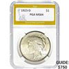 1923-D Peace Dollar PGA MS64