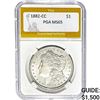 Image 1 : 1882-CC Morgan Silver Dollar PGA MS65