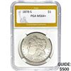 Image 1 : 1878-S Morgan Dollar PGA MS64+