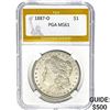 1887-O Morgan Silver Dollar PGA MS61