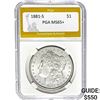 1881-S Morgan Silver Dollar PGA MS65+