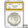 1880-O Morgan Silver Dollar PGA MS64