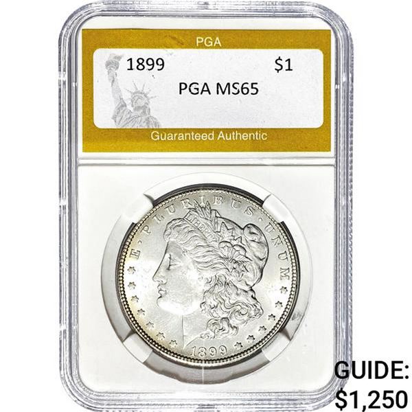 1899 Morgan Silver Dollar PGA MS65