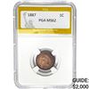 1887 Indian Head Cent PGA MS62
