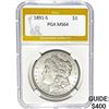 1891-S Morgan Dollar PGA MS64