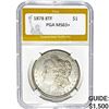 Image 1 : 1878 8TF Morgan Dollar PGA MS63+