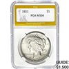 Image 1 : 1921 Peace Dollar PGA MS66