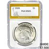 1928 Peace Dollar PGA MS65
