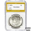 1891 Morgan Silver Dollar PGA MS63