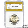 1935-S Washington Quarter PGA MS64