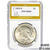 1923-D Peace Dollar PGA MS66