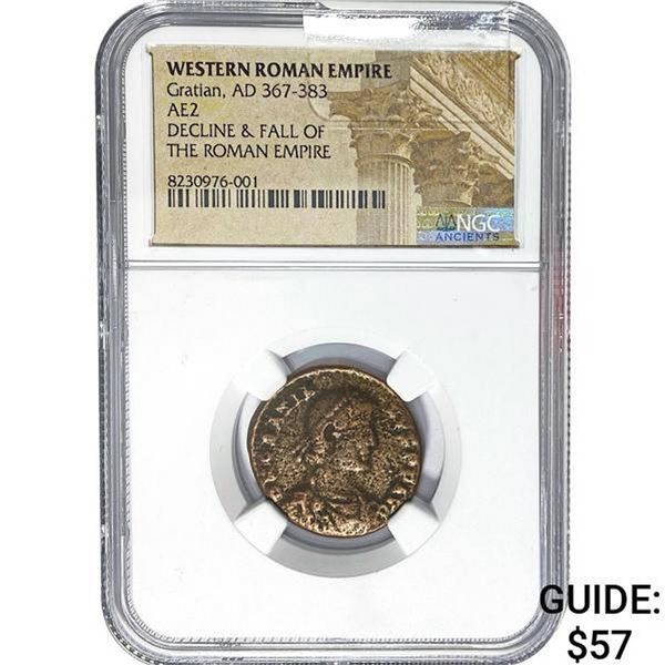 West Roman Gratian AD 367-383 AE2