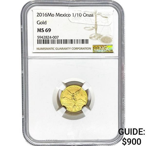 2016MO Mexico 1/10 Onza